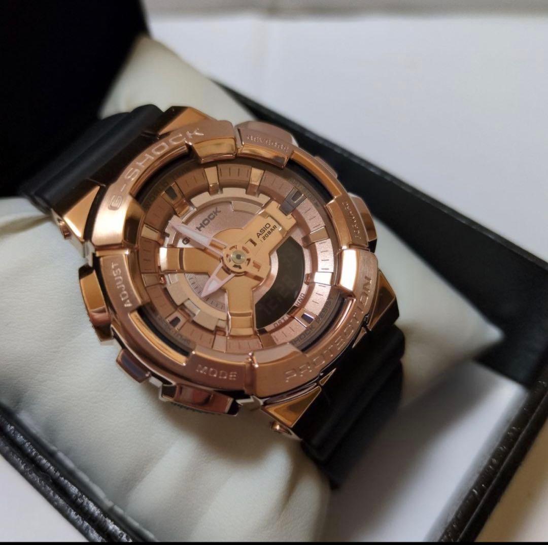 r*a様 美品 G-SHOCK GM-S110PG-1AJF ピンクゴールド ユ