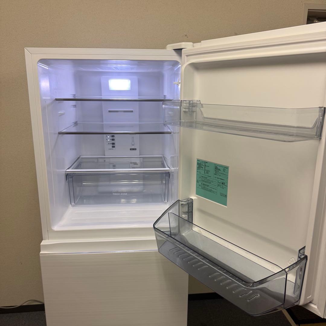 【2022年製】Haier 3ドア冷蔵庫 286L JR-CV29A ホワイト