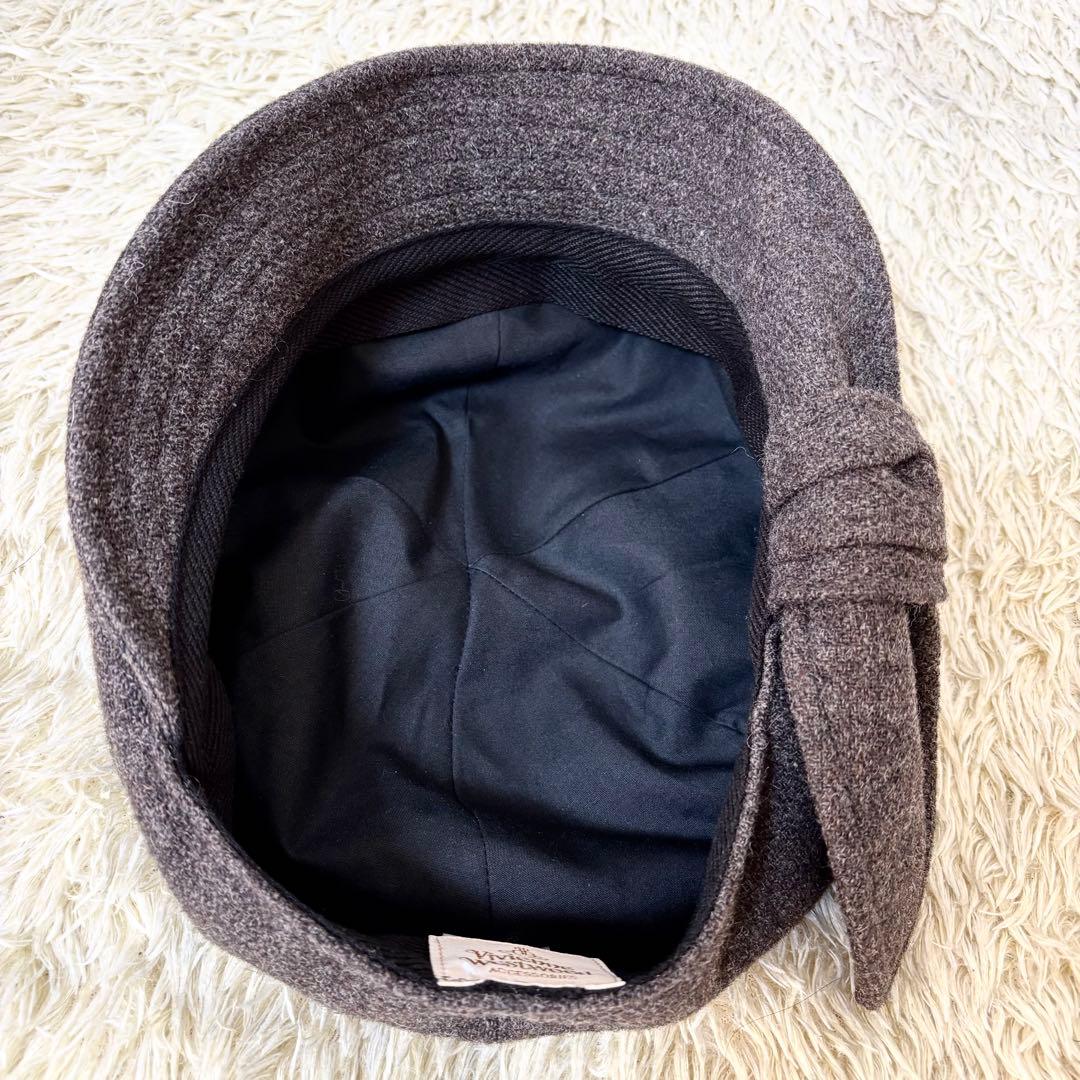 希少品✨ヴィヴィアンウエストウッド キャスケット キャップ オーブ ロゴ 刺繍