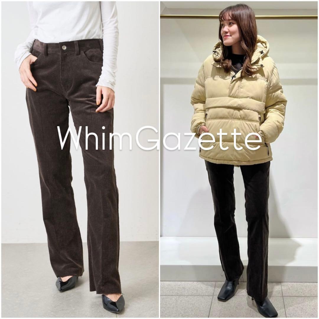 【美品】WhimGazette コーデュロイパンツ　ブラウン38