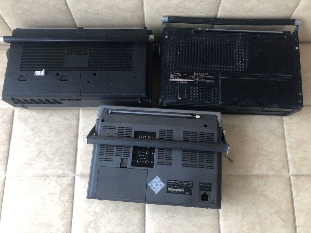 SONY CF-2550 ラジカセなどまとめて3台ジャンク(G25)