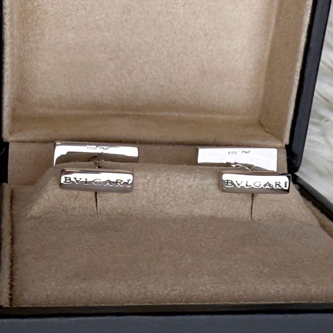 美品♡保存箱付♡Silver925♡BVLGARI ブルガリ シルバー カフス