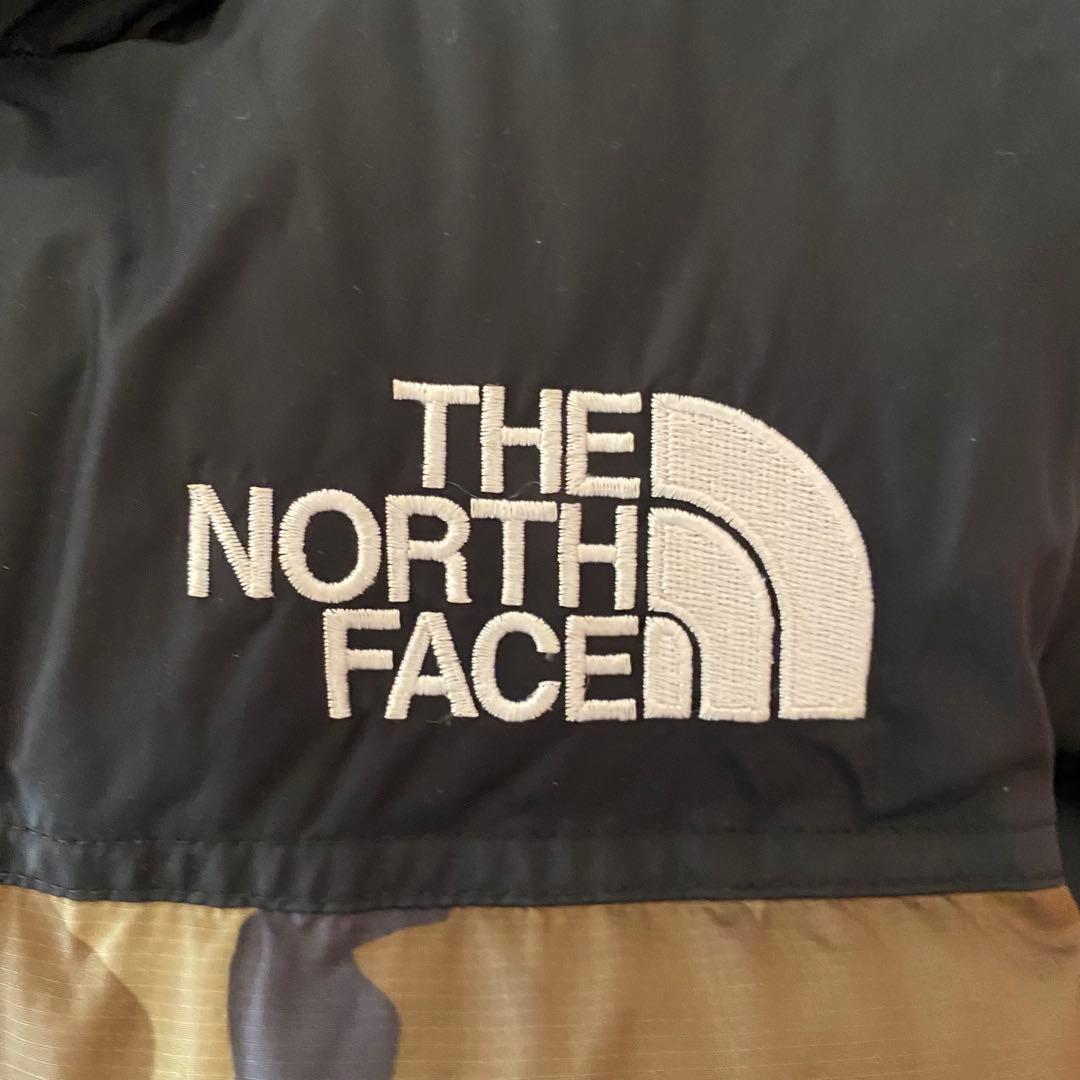 THE NORTH FACE ザノースフェイスヌプシダウンベストXL 迷彩カモ