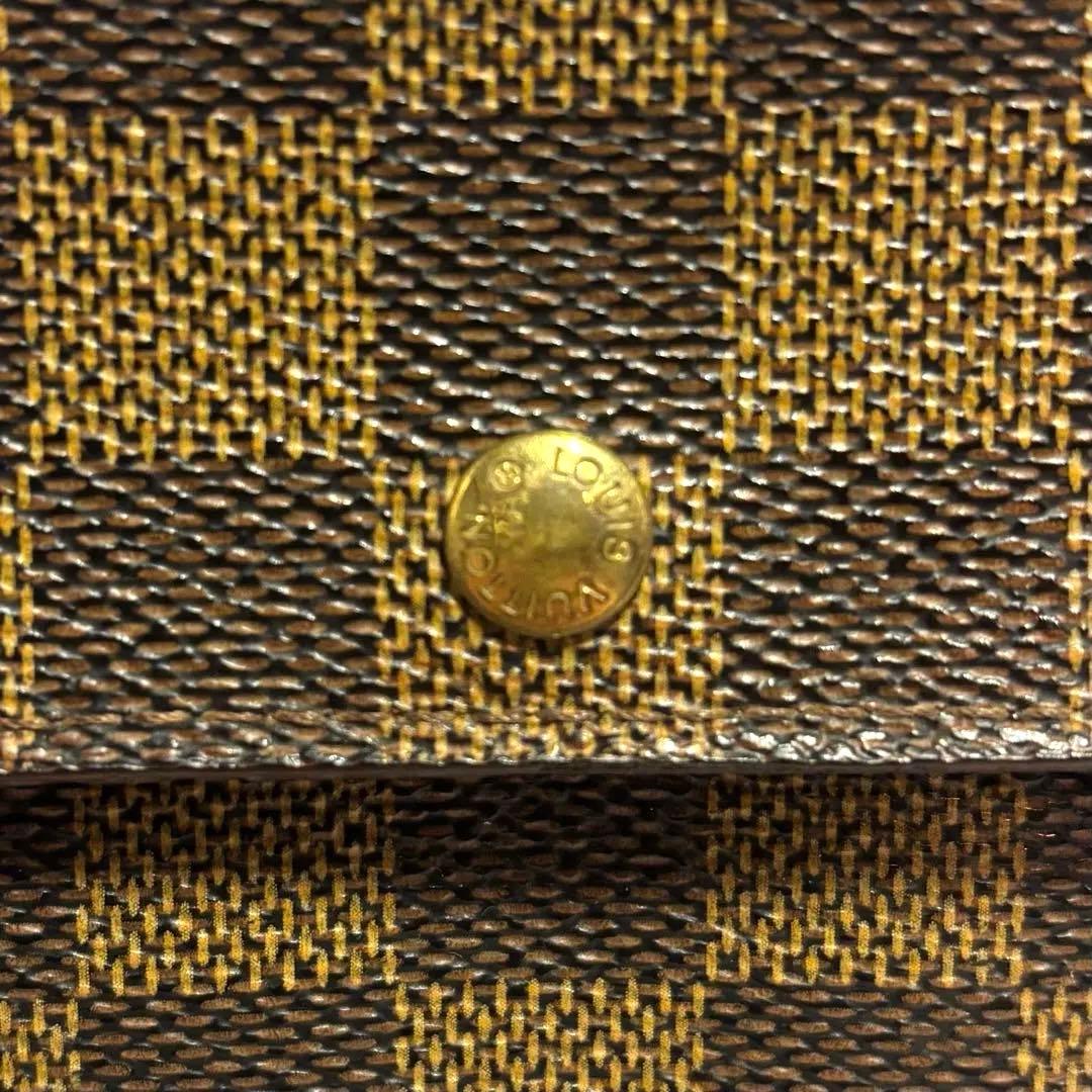 【希少】ルイヴィトン ダミエ ポシェットポルトモネクレディ　長財布　美品