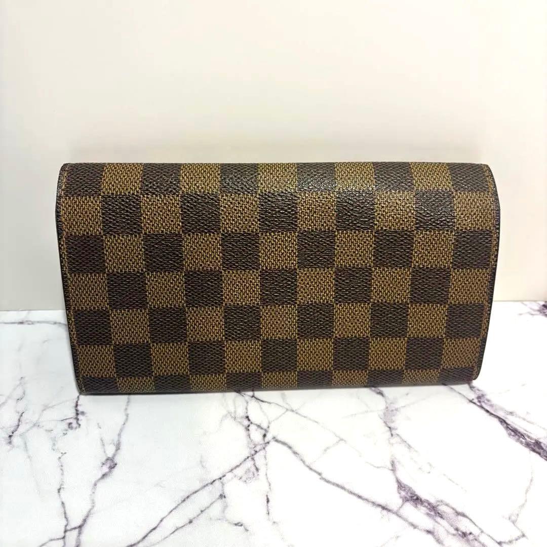【希少】ルイヴィトン ダミエ ポシェットポルトモネクレディ　長財布　美品