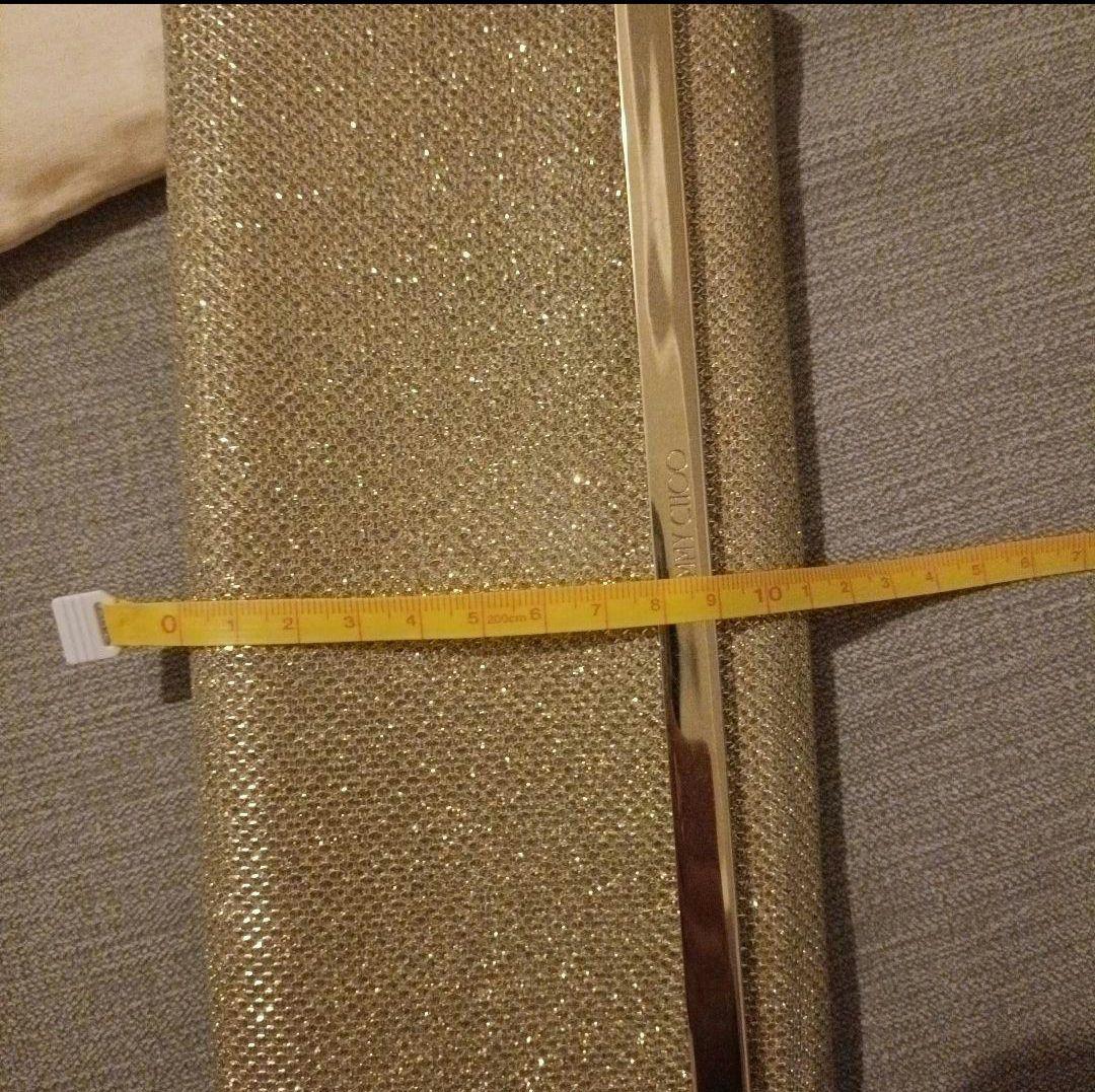 ジミーチュウ　ゴールド クラッチバッグ