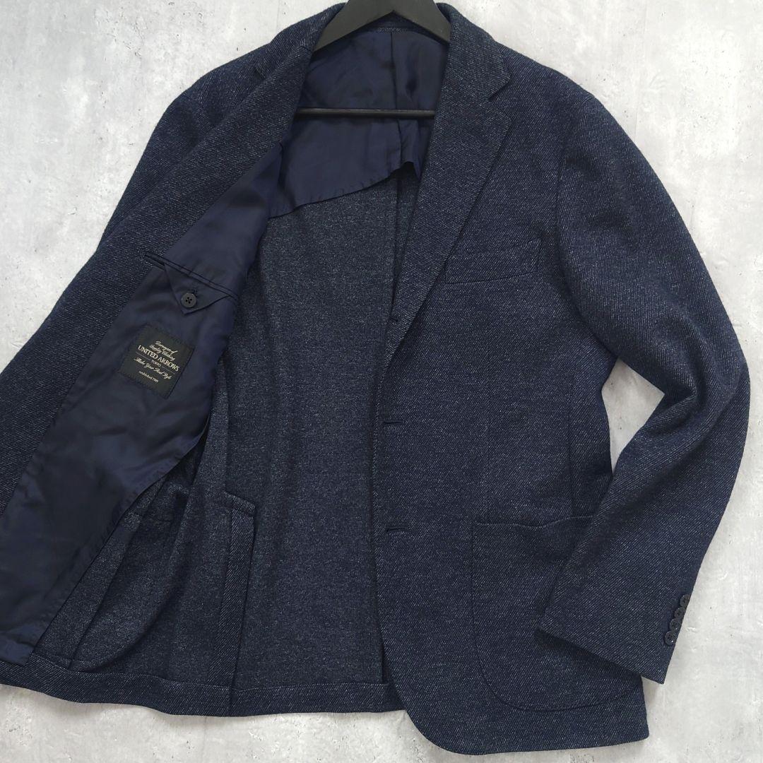 ユナイテッドアローズ ウールコットン ジャージージャケット フランネル 50