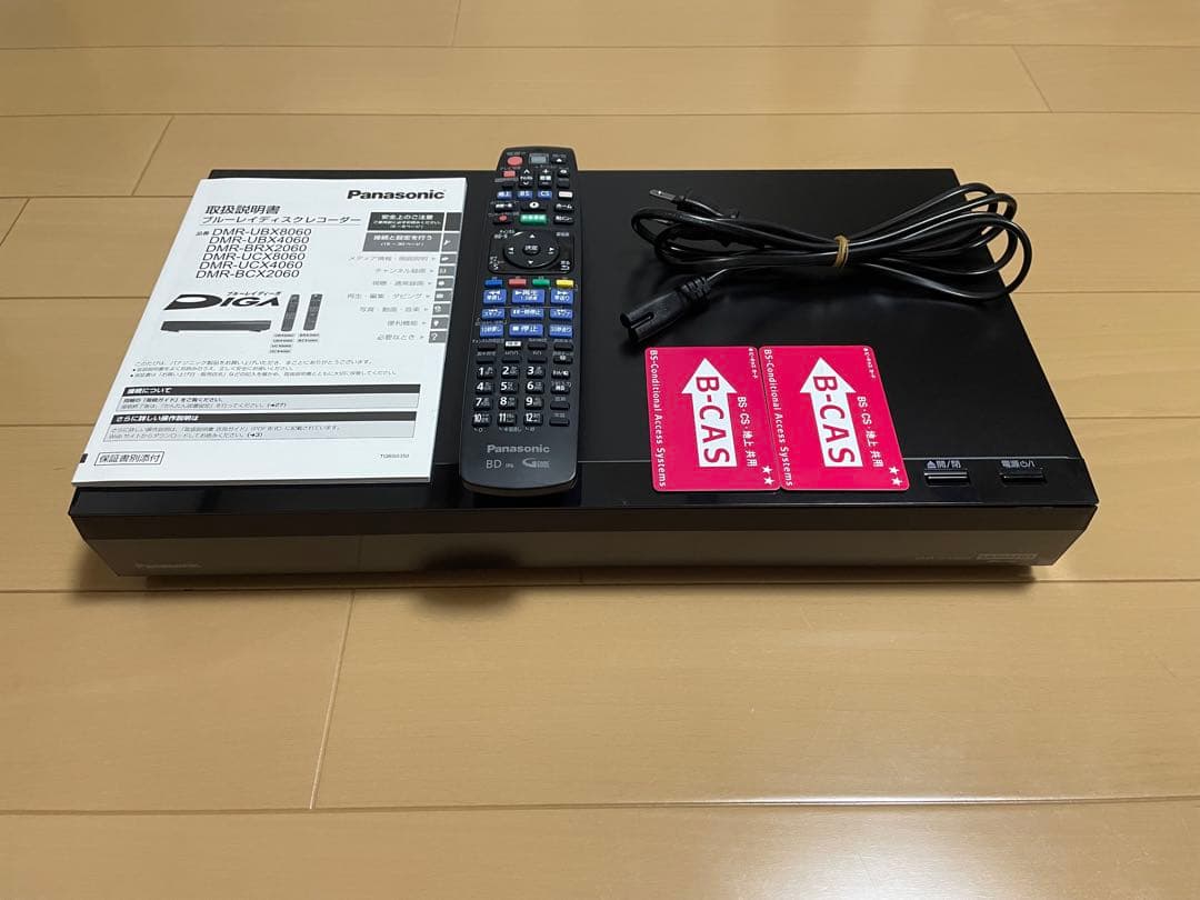 Panasonic DIGA DMR-UCX4060ブルーレイレコーダー