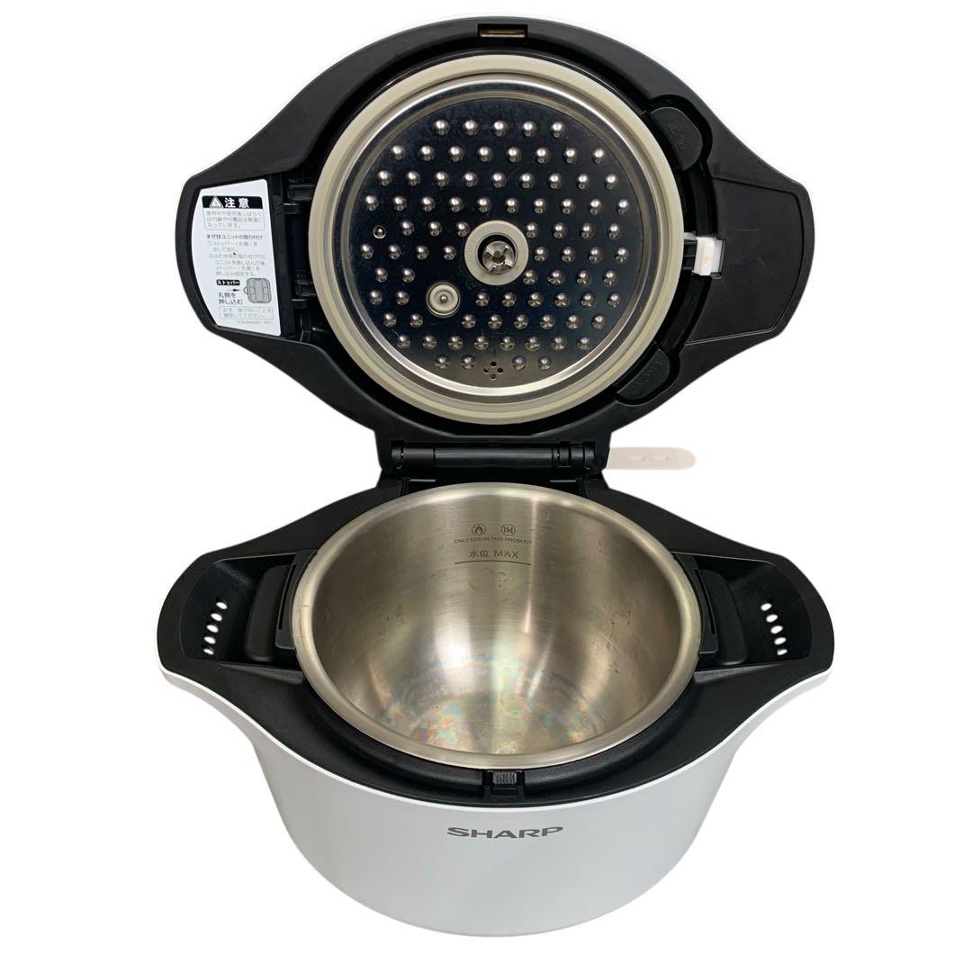 シャープ ヘルシオ ホットクック 電気調理鍋 ホワイト KN-HW24E-W