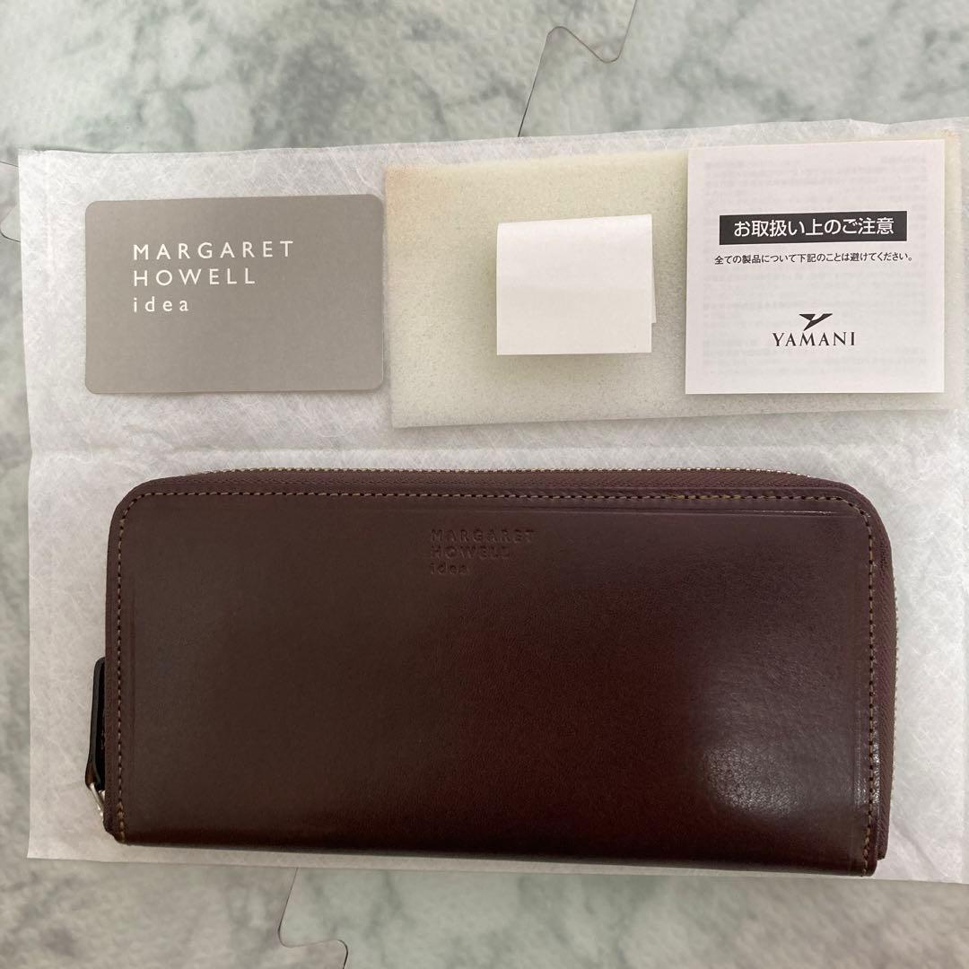 ひ*郎様 新品　未使用　 ファスナー　長財布　MARGARET HOWELL i