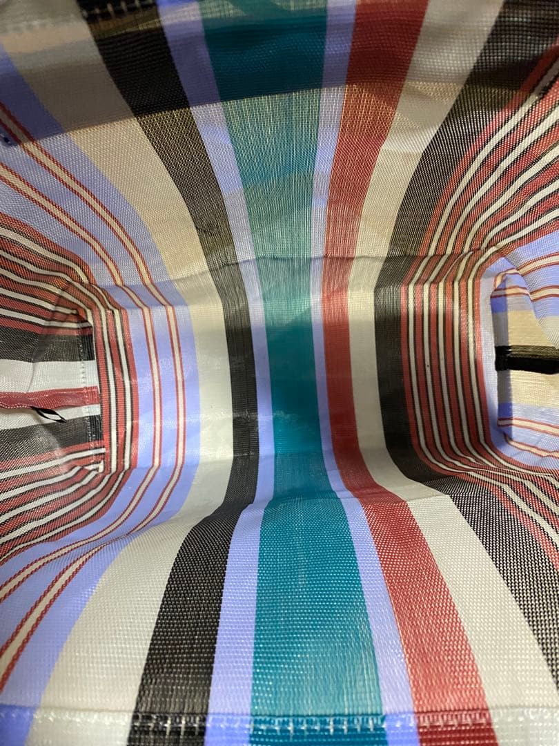 MARNI ストライプ かごバッグ トートバッグ