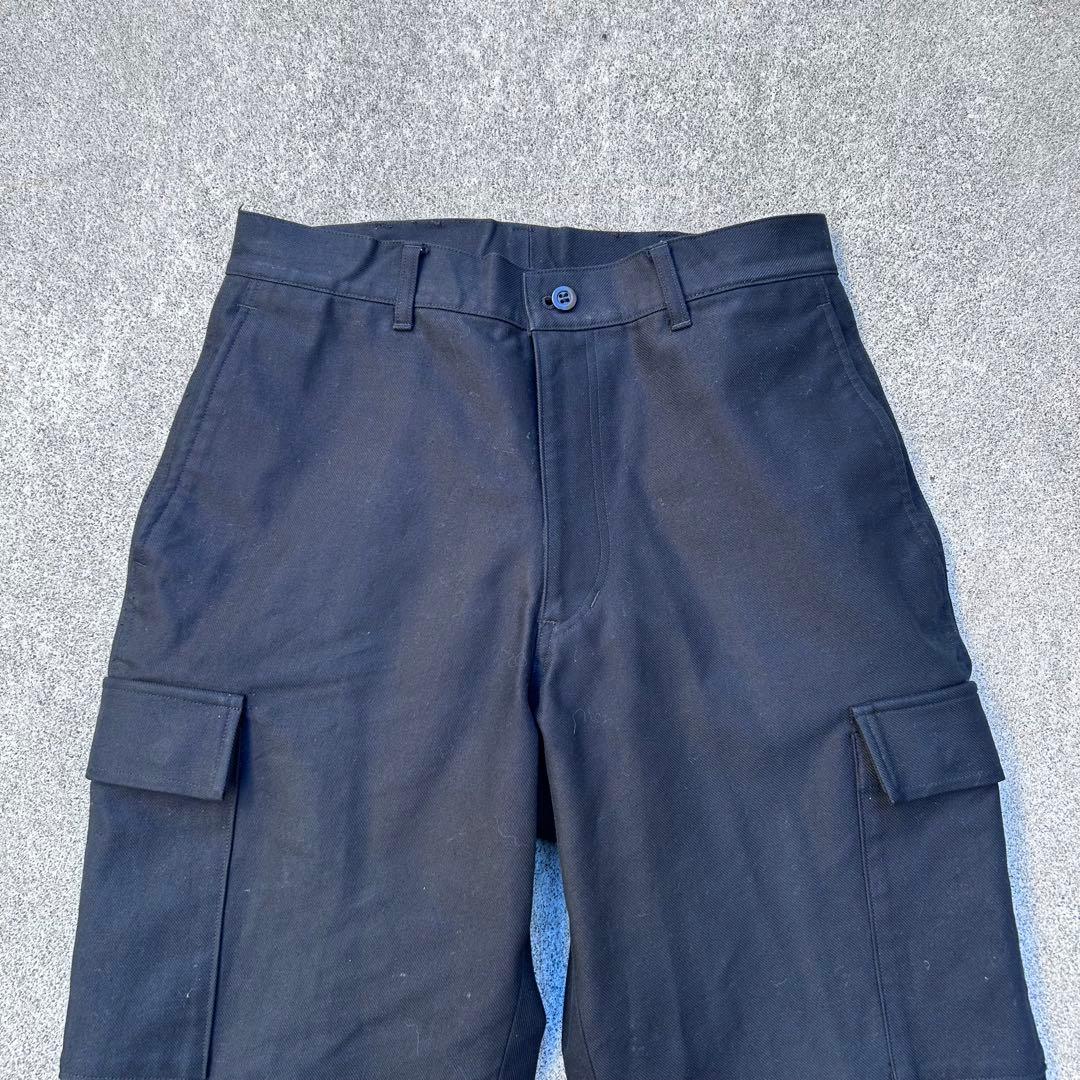 y's アーカイブ　カーゴパンツ　ブラック　ワイドストレート