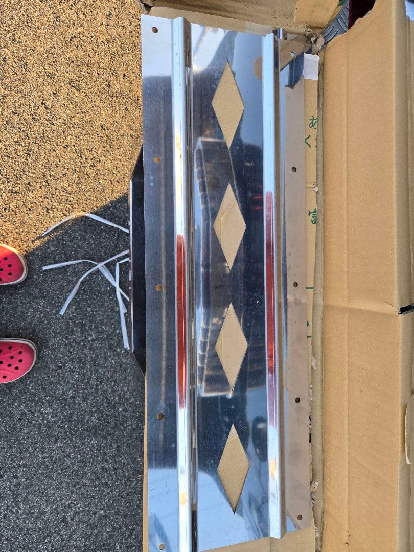 デコトラ泥除け用ステンレス板