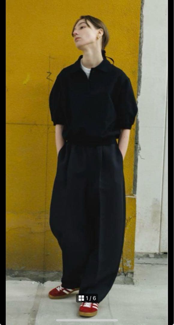 soyy. Almond Poloブラック