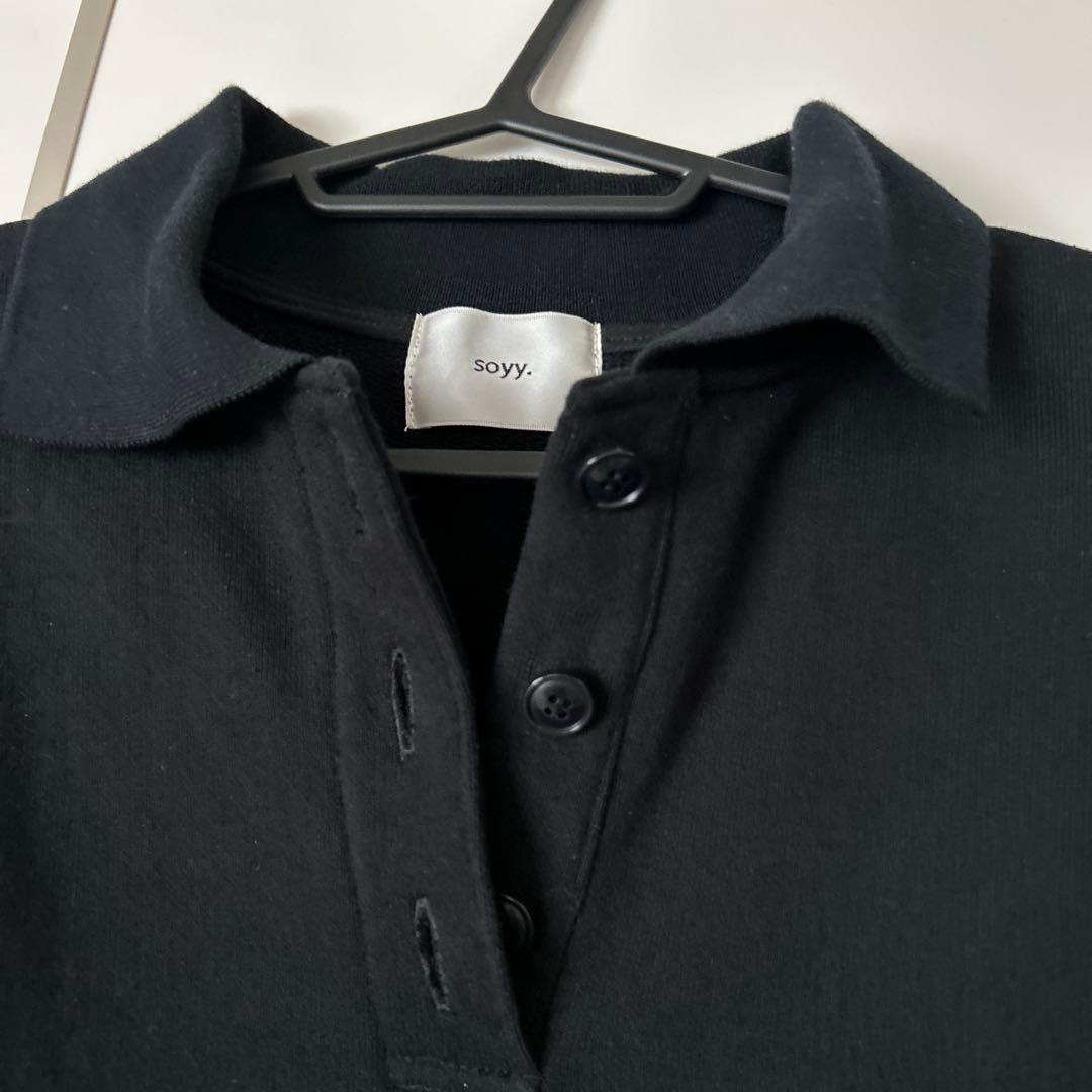 soyy. Almond Poloブラック