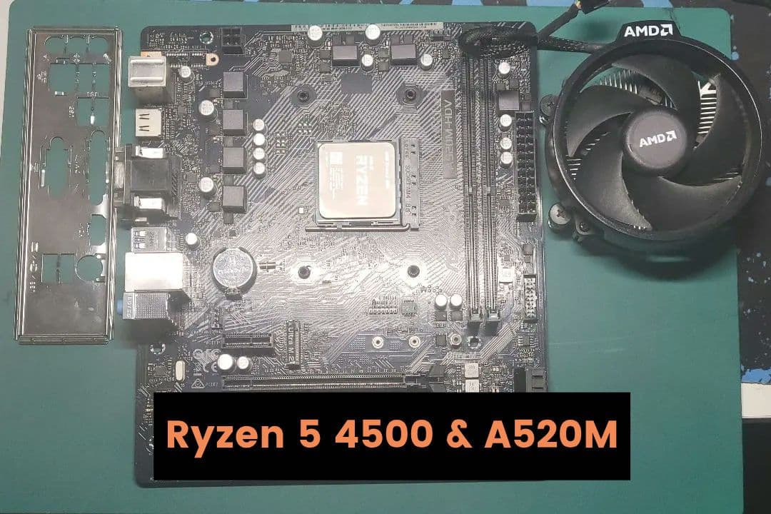 【年末セール】Ryzen5 4500 & A520M セット