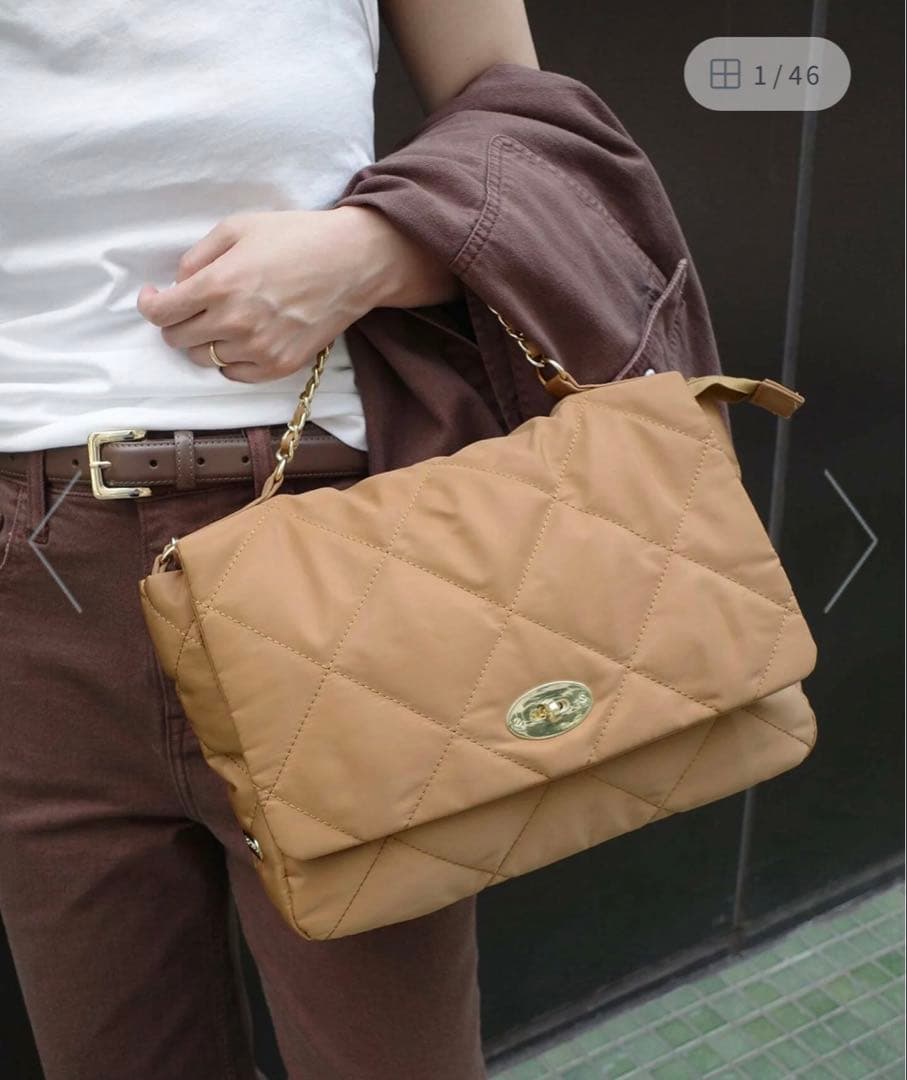 OUTDOOR SLOBE別注 キルティングショルダーバッグ