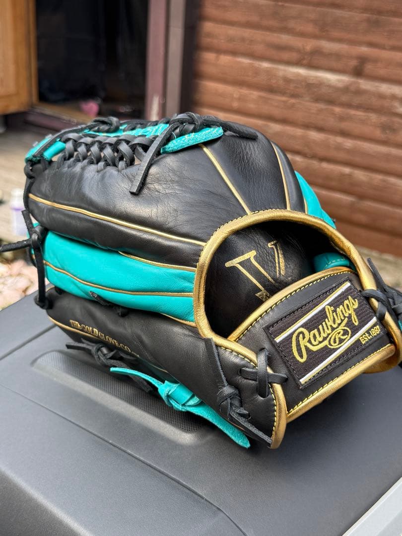 Rawlings Hypertech 軟式 黒/ターコイズ【超美品激レア】