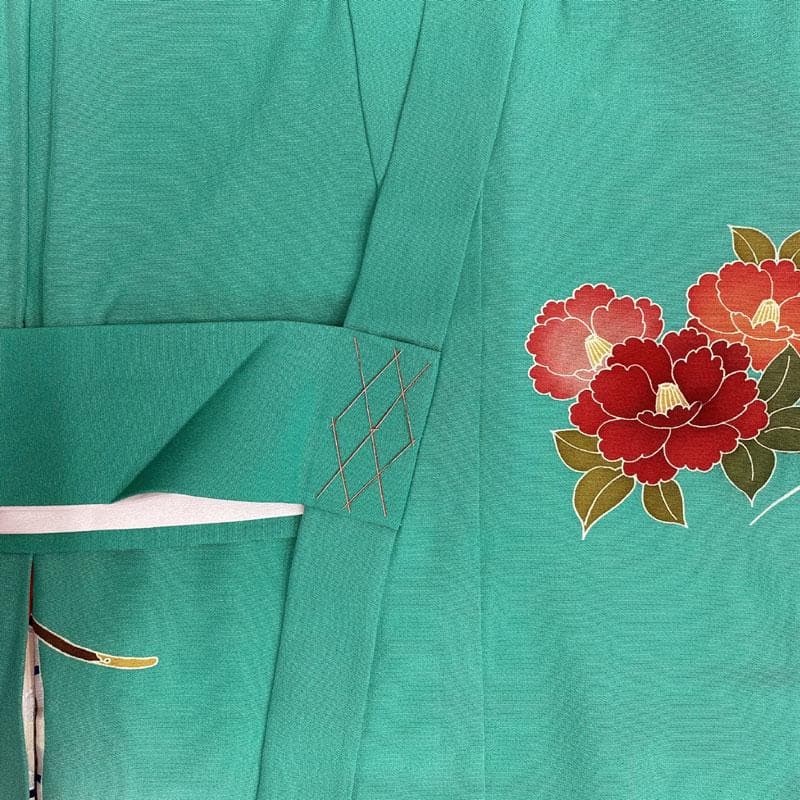 512ax16◎お宮参り 女児 祝い着 着物 産着 七五三にも 長襦袢付◎美品