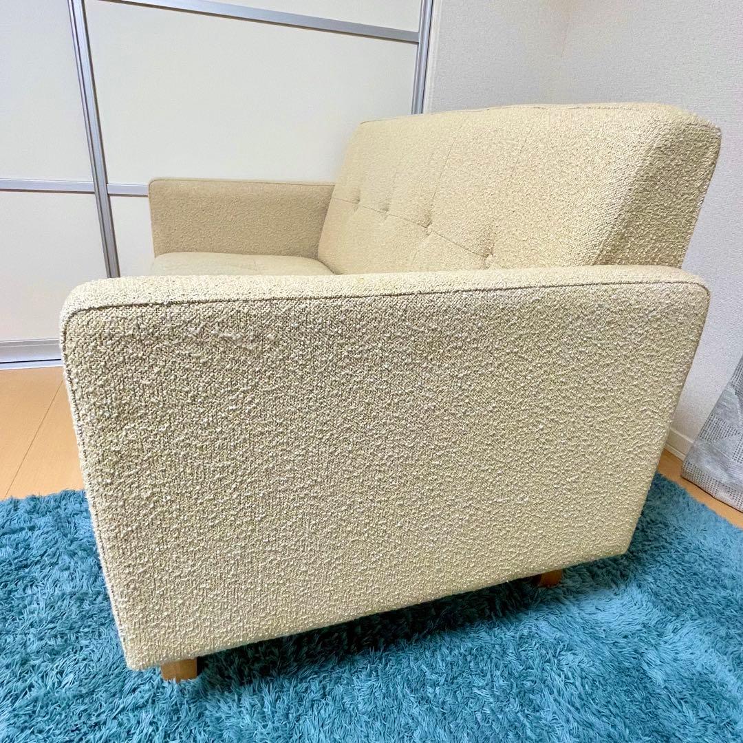 【1/31まで出品】モモナチュラル 2人掛けソファ SOEUR