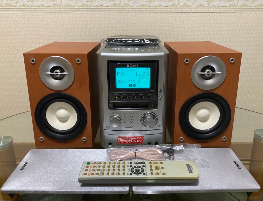 【希少可動品】SONY・オールインワン HCD-M3・スピーカーCM35