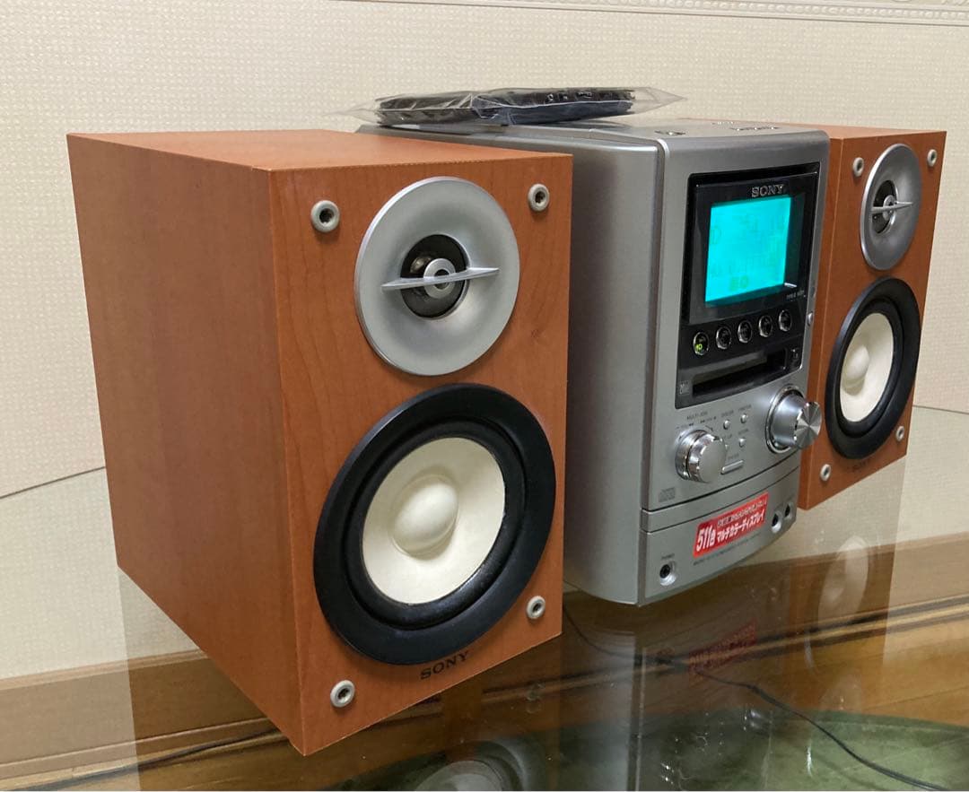 【希少可動品】SONY・オールインワン HCD-M3・スピーカーCM35
