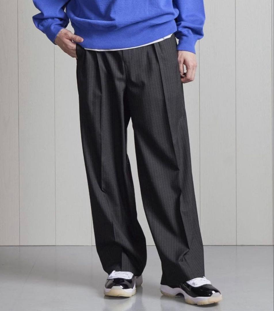 H BEAUTY&YOUTH スラックス ワイド