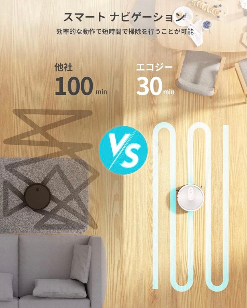 【未使用に近い】ロボット掃除機 ゴミステーション付き　ecozy ルンバ