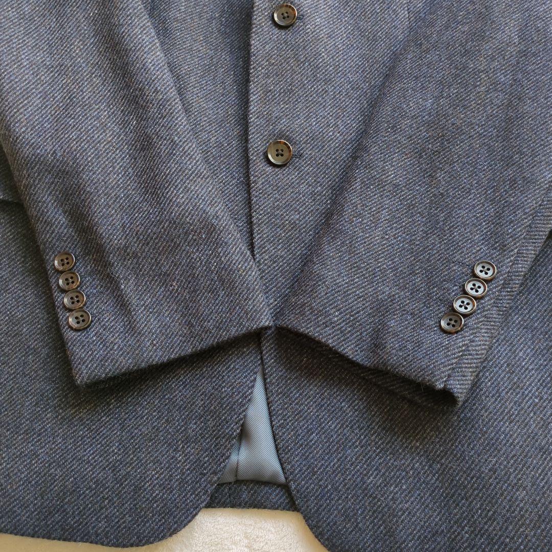 【Tradmen Collection】 ネイビー ビジネススーツ ウール混紡