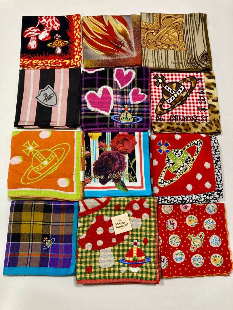 ヴィヴィアンウエストウッド ハンカチ12枚セット