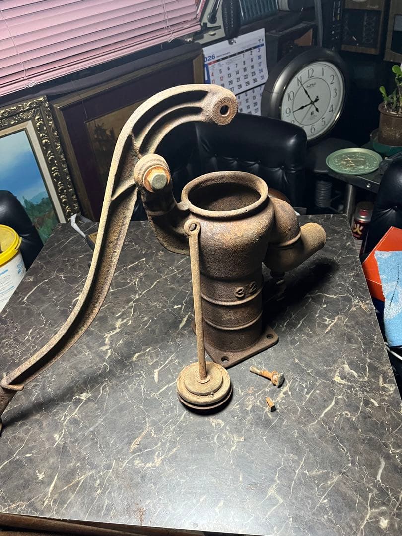 手押しポンプ、手漕ぎポンプ、手押し井戸、井戸ポンプ、ガーデニング雑貨 インテリア