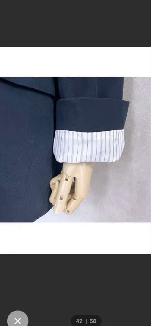 reca 金ボタンダブルブレザージャケット