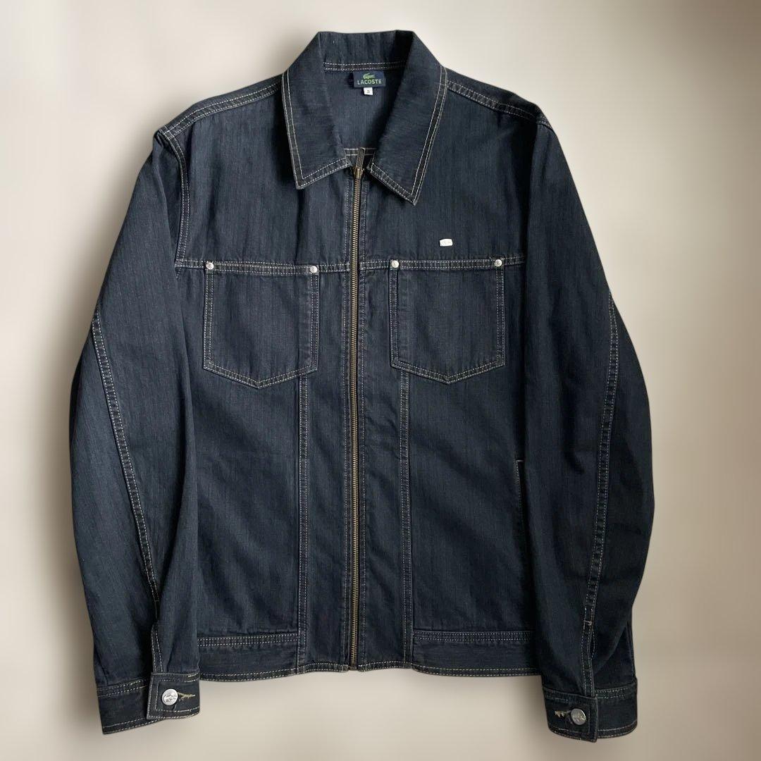 大きめサイズ ラコステ ヴィンテージ デニム ジャケット ブルゾン XL