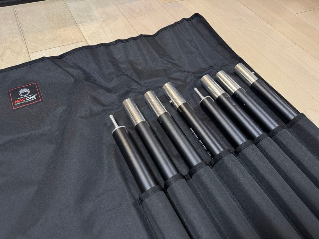 佐藤 Mac outdoor Mac one ポール・ケースセット