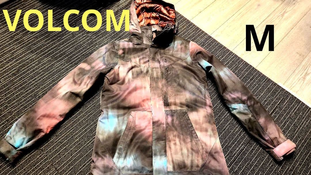 レディース　ボルコム　VOLCOM タイダイ スノーボードウェア M