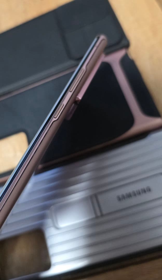 Galaxy Note 20 Ultra ブロンズ ケース付き シャッター音なし