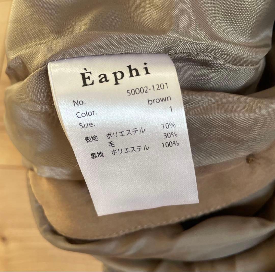 【Eaphi】 short pants beige &brown