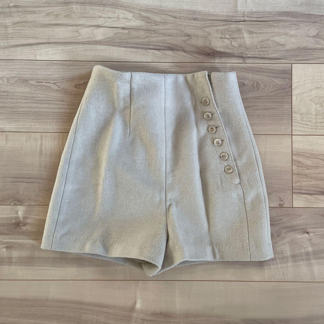 【Eaphi】 short pants beige &brown