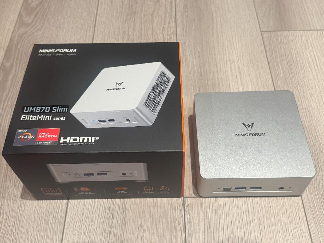 【もちもち】MINISFORUM UM870 Slim