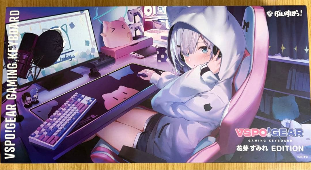 VSPO GEAR ゲーミングキーボード 花芽すみれEdition