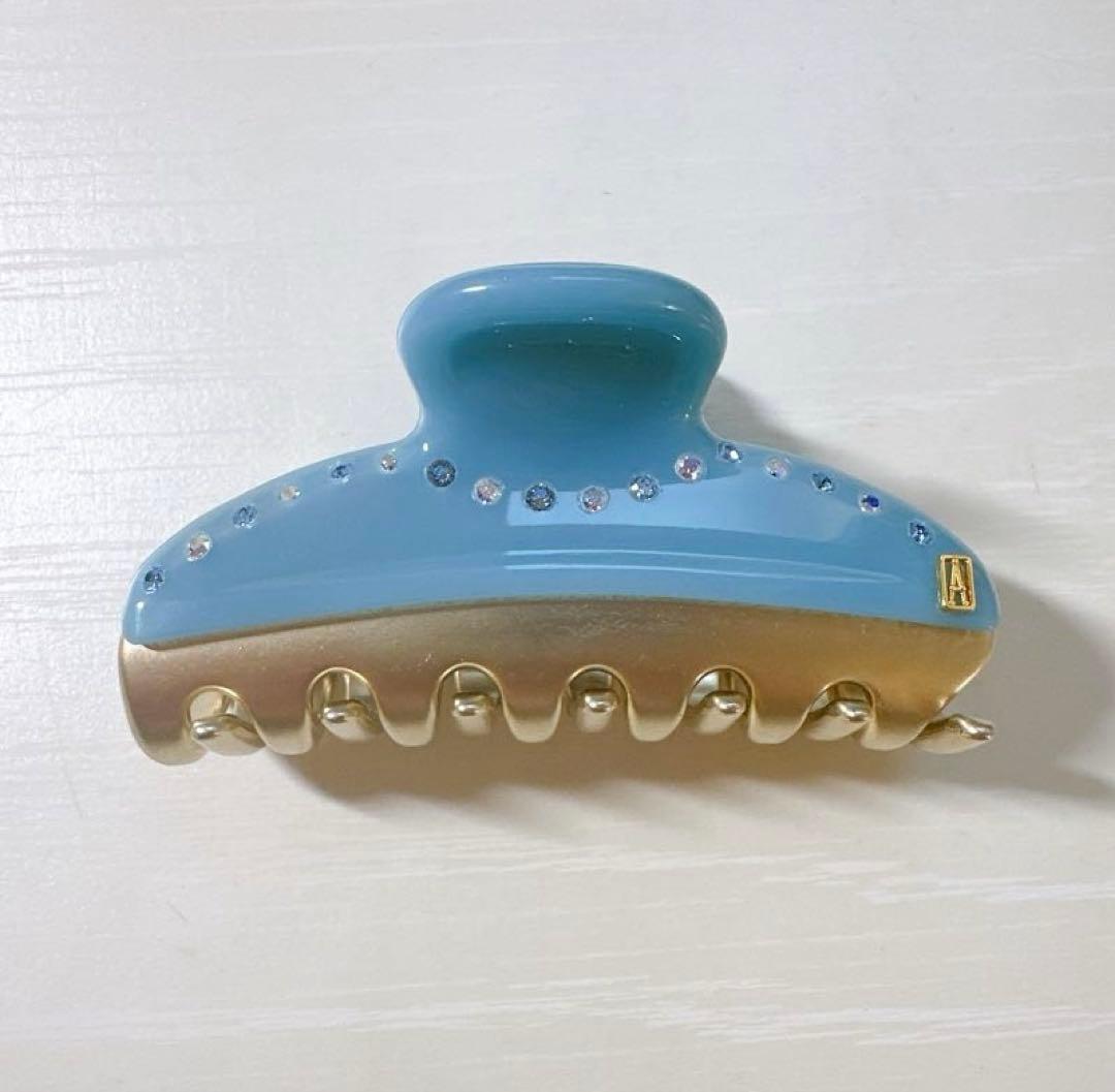 美品　アレクサンドルドゥパリ　クリップ　ライトブルー