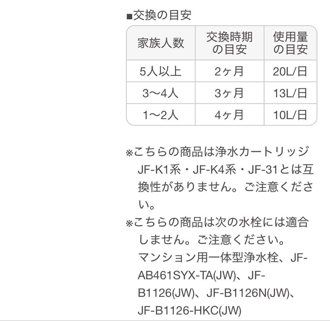 INAX 交換用浄水カートリッジ JF-K22-A・JF-21