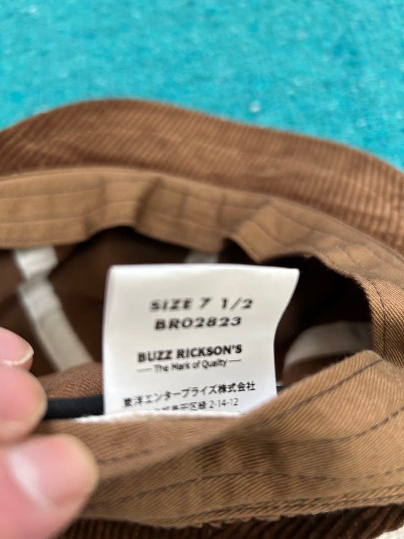未使用　BUZZ RICKSON’S コーデュロイキャスケット