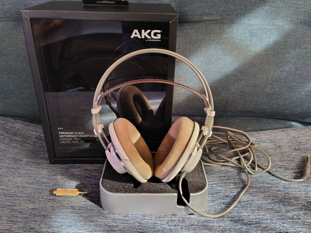 AKG K701 有線ヘッドホン ホワイト