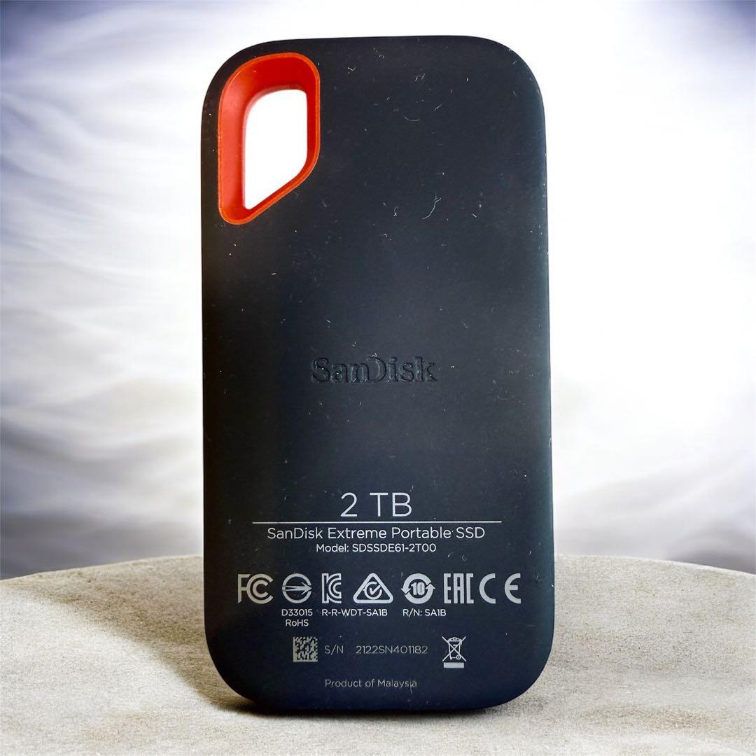 外付けハードディスク・ドライブ SanDisk Extreme Portable SSD 2TB