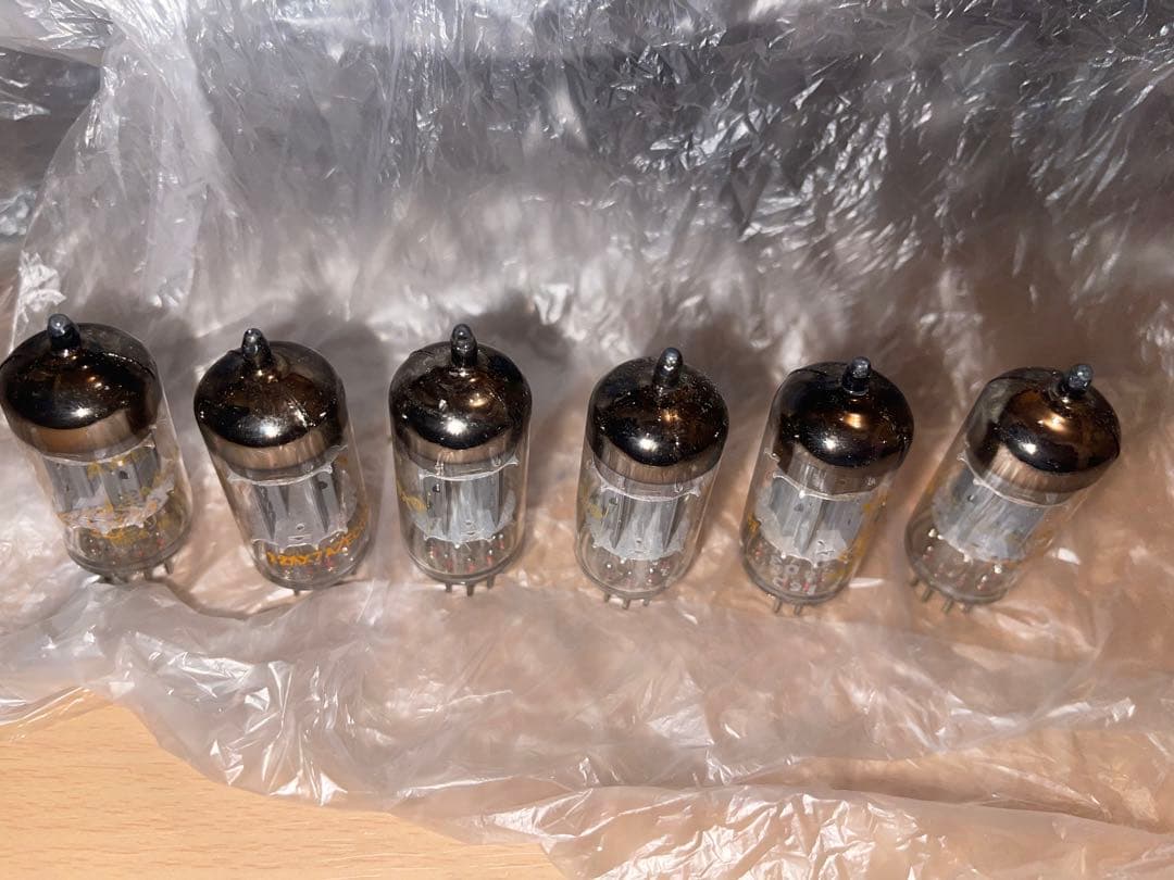 6本 AMPEREX アンペレクス 12AX7 ECC83 / ムラード 英国製
