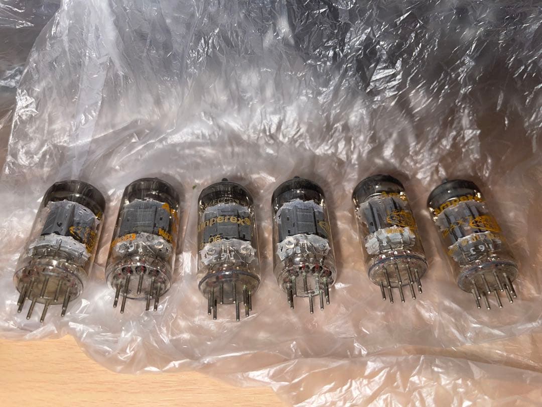 6本 AMPEREX アンペレクス 12AX7 ECC83 / ムラード 英国製