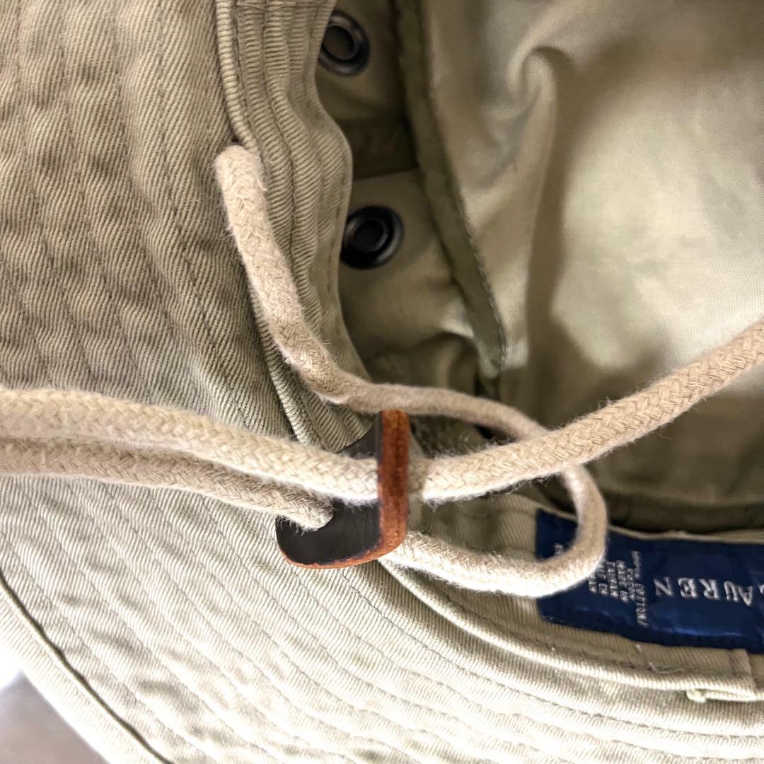 希少 古着 90's ラルフローレン ハンティング ハット タタキ RRL