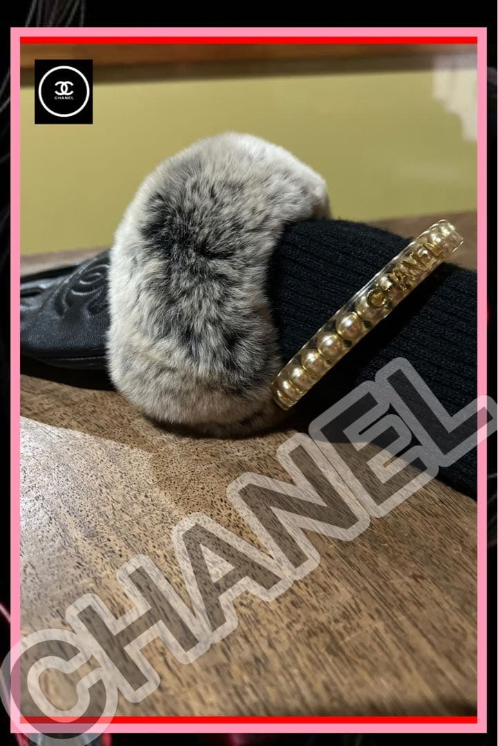 ◆CHANEL ◆希少◆ヴィンテージ◆パール◆バングル◆ブレスレット◆ロゴ
