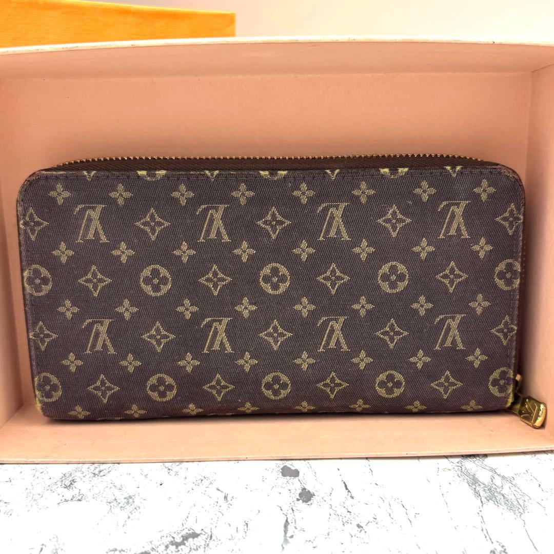 【新品仕様】 ルイヴィトン モノグラム ミニラン ジッピーウォレット 長財布